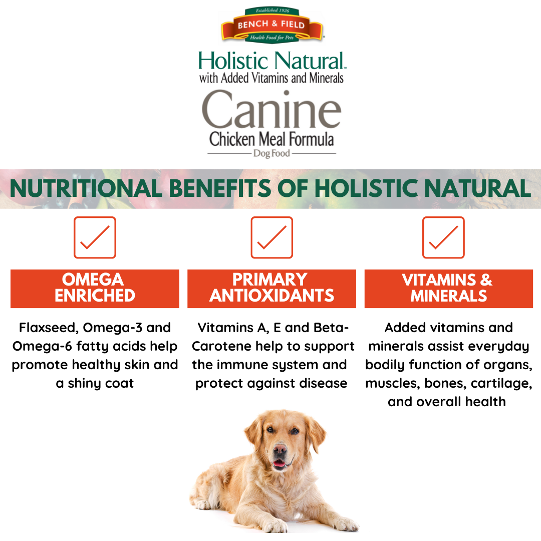 Holistic Natural Canine Formula Bench & Field