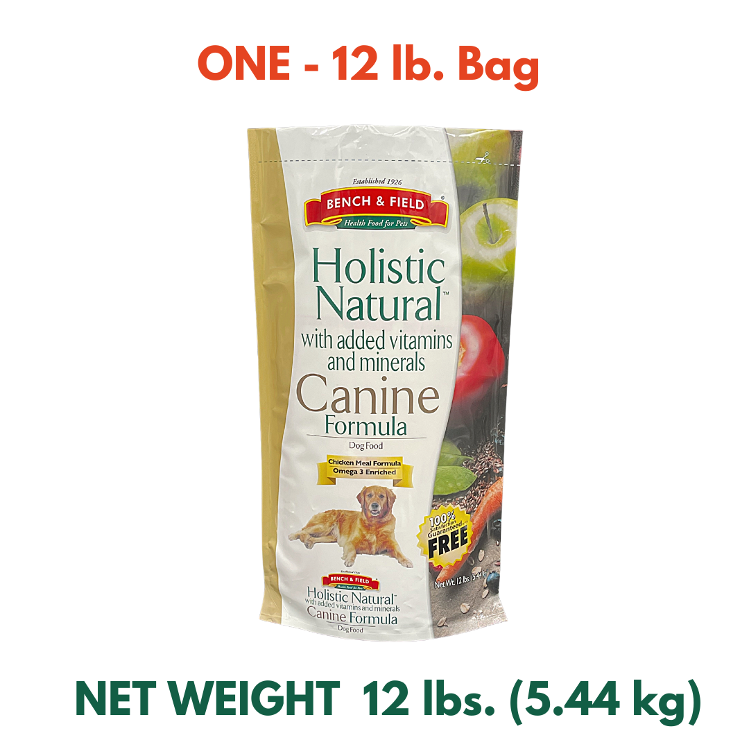 Holistic Natural Canine Formula Bench & Field
